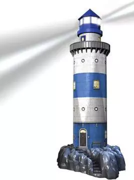 12577 3D Puzzle-Bauwerke Leuchtturm bei Nacht von Ravensburger 3