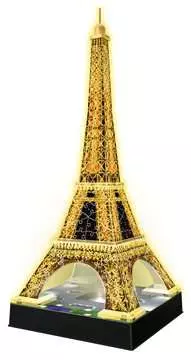 Eiffel Tower Light Up 3D Puzzle , 216pc 3D Puzzle®;Night Edition - bilde 2 - Ravensburger