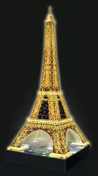 Eiffel Tower by Night 3D Puzzles;3D Puzzle Buildings - image 4 - Ravensburger