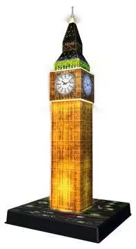 Big Ben Light Up 3D Puzzle, 216pc 3D Puzzle®;Natudgave - Billede 2 - Ravensburger