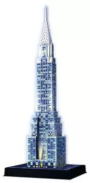 12595 3D Puzzle-Bauwerke Chrysler Building bei Nacht von Ravensburger 2