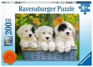 12765 8 子犬のきょうだい 200ピース パズル;お子様向けパズル - 画像 1 - Ravensburger
