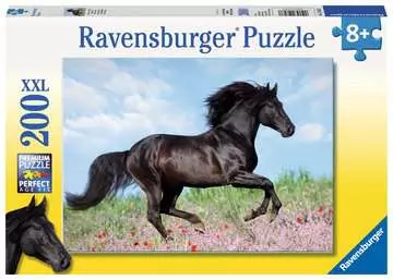 12803 Kinderpuzzle Schwarzer Hengst von Ravensburger 1
