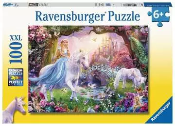 Ravensburger Magical Unicorn XXL 100pc Jigsaw Puzzle Puzzles;Children s Puzzles - image 1 - Ravensburger