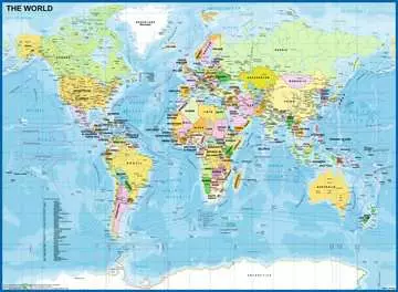 Map of the World          200p Puslespil;Puslespil for børn - Billede 2 - Ravensburger