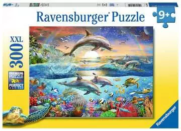 Puzzle 300 p XXL - Le paradis des dauphins Puzzle;Puzzle enfant - Image 1 - Ravensburger