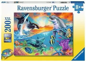 Život v oceánu 200 dílků 2D Puzzle;Dětské puzzle - obrázek 1 - Ravensburger
