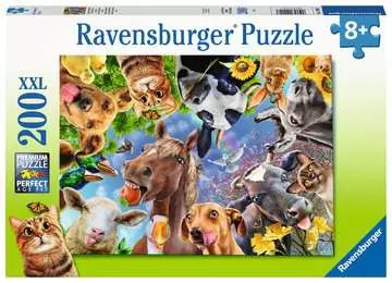 12902 Kinderpuzzle Lustige Bauernhoftiere von Ravensburger 1