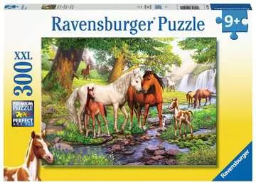 12904 Kinderpuzzle Wildpferde am Fluss von Ravensburger 1