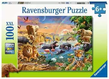 Savannah Jungle Waterhole Jigsaw Puzzles;Children s Puzzles - image 1 - Ravensburger