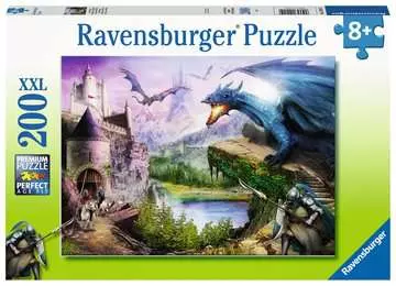 12911 9 ドラゴンと戦う騎士 200ピース パズル;お子様向けパズル - 画像 1 - Ravensburger