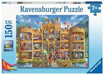 12919 Kinderpuzzle Blick in die Ritterburg von Ravensburger 1