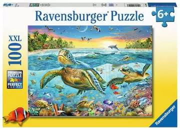 Swim with Sea Turtles Jigsaw Puzzles;Children s Puzzles - image 1 - Ravensburger