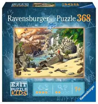 Exit KIDS Puzzle: Piráti 368 dílků 2D Puzzle;Dětské puzzle - obrázek 1 - Ravensburger