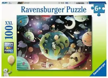 Planetové hřiště 100 dílků 2D Puzzle;Dětské puzzle - obrázek 1 - Ravensburger
