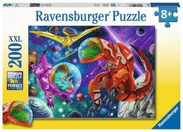 12976 Kinderpuzzle Weltall Dinos von Ravensburger 1