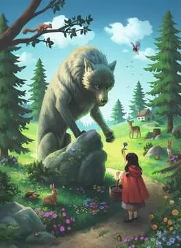 12988 Kinderpuzzle Rotkäppchen und der Wolf von Ravensburger 2