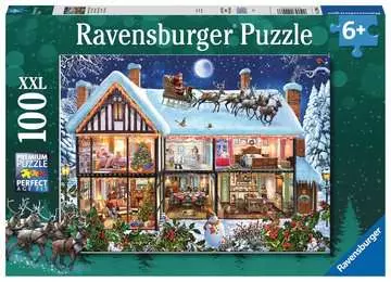 12996 Kinderpuzzle Weihnachten zu Hause von Ravensburger 1