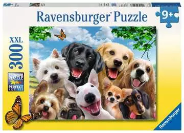Puzzle dla dzieci 2D: Szczęsliwe psy 300 elementów Puzzle;Puzzle dla dzieci - Zdjęcie 1 - Ravensburger