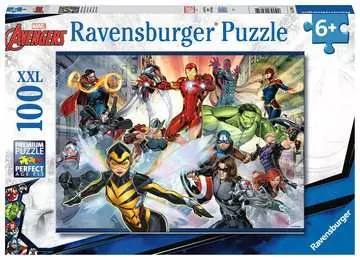 Puzzle, Avengers, Puzzle 100 Pezzi XXL, Età Consigliata 6+ Puzzle;Puzzle per Bambini - immagine 1 - Ravensburger