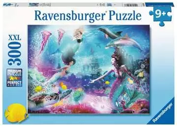 13296 Kinderpuzzle Im Reich der Meerjungfrauen von Ravensburger 1