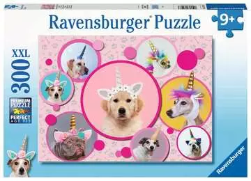 13297 Kinderpuzzle Knuffige Einhorn-Hunde von Ravensburger 1