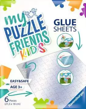 My Puzzlefriends Glue Sheets Puslespil;Tilbehør til puslespil - Billede 1 - Ravensburger
