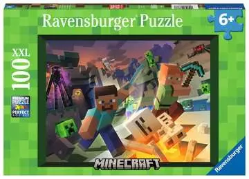 Minecraft: Monstra z Minecraftu 100 dílků 2D Puzzle;Dětské puzzle - obrázek 1 - Ravensburger