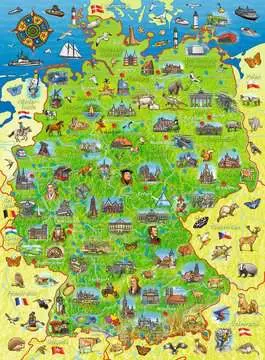 13337 Kinderpuzzle Bunte Deutschlandkarte von Ravensburger 2