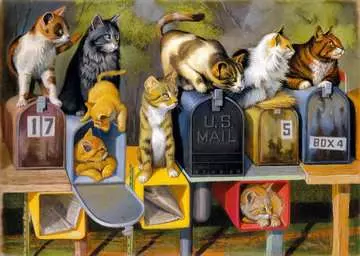 Cat`s Got Mail Jigsaw Puzzles;Adult Puzzles - image 2 - Ravensburger