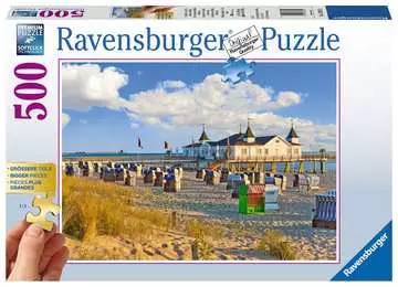 13652 Erwachsenenpuzzle Strandkörbe in Ahlbeck von Ravensburger 1
