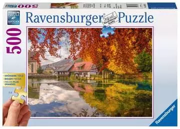 13672 Erwachsenenpuzzle Mühle am Blautopf von Ravensburger 1