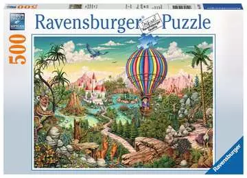 PODRÓŻ BALONEM 500EL Puzzle;Puzzle dla dzieci - Zdjęcie 1 - Ravensburger