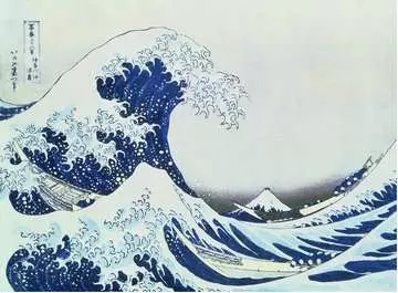 Puzzle, The Great Wave off Kanagawa, 300 Pezzi, Collezione Arte Puzzle;Puzzle da Adulti - immagine 2 - Ravensburger