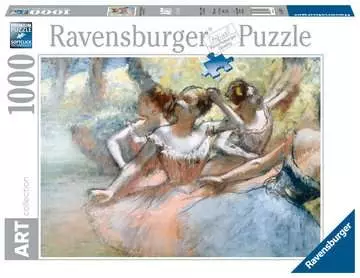 Degas: Four ballerinas on the stage, Puzzle per Adulti, Collezione Arte, 1000 Pezzi Puzzle;Puzzle da Adulti - immagine 2 - Ravensburger