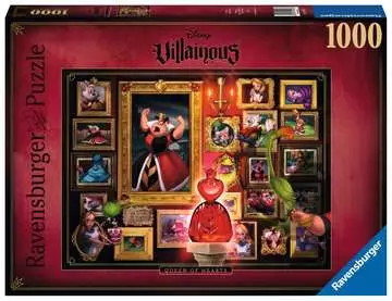 Villainous:Queen of Hearts, Puzzle 1000 Pezzi, Puzzle Disney Villainous Puzzle;Puzzle da Adulti - immagine 1 - Ravensburger