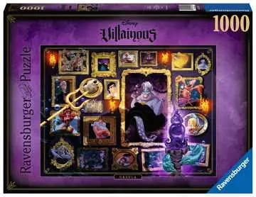 Villainous: Ursula, Puzzle 1000 Pezzi, Puzzle Disney Villainous Puzzle;Puzzle da Adulti - immagine 1 - Ravensburger