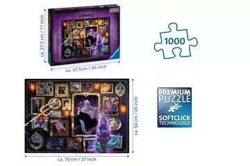 Padouchové: Ursula 1000 dílků 2D Puzzle;Puzzle pro dospělé - obrázek 3 - Ravensburger