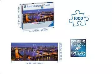 Puzzle Panoramiczne 1000 elementów: Londyn nocą Puzzle;Puzzle dla dorosłych - Zdjęcie 4 - Ravensburger