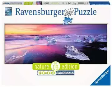 Jökulsárlón, Island 1000 dílků Panorama 2D Puzzle;Puzzle pro dospělé - obrázek 1 - Ravensburger