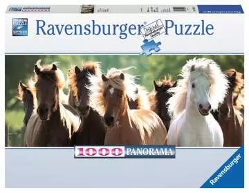 DZIKIE KONIE PANORAMICZNE 1000EL Puzzle;Puzzle dla dorosłych - Zdjęcie 1 - Ravensburger