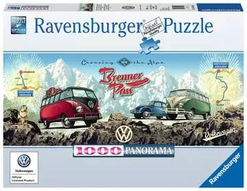 BUSEM PRZEZ ALPY 1000EL Puzzle;Puzzle dla dorosłych - Zdjęcie 1 - Ravensburger