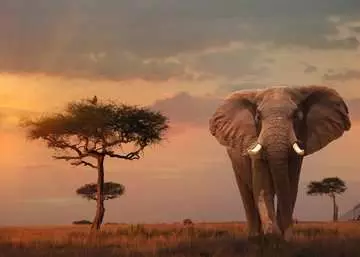 15159 Erwachsenenpuzzle Elefant in Masai Mara Nationalpark von Ravensburger 2