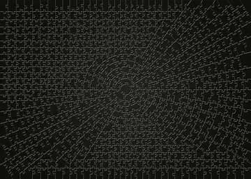 Puzzle KRYPT Czarne 736 elementów Puzzle;Puzzle dla dorosłych - Zdjęcie 2 - Ravensburger