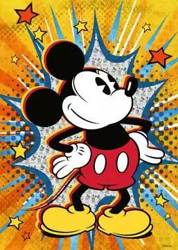 Retro Mickey Mouse, 1000pc Puslespill;Voksenpuslespill - bilde 2 - Ravensburger