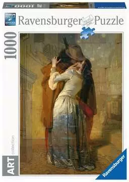 Hayez: Il bacio, Puzzle per Adulti, Collezione Arte, 1000 Pezzi Puzzle;Puzzle da Adulti - immagine 1 - Ravensburger