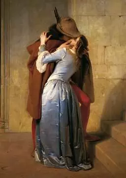 Hayez: Il bacio, Puzzle per Adulti, Collezione Arte, 1000 Pezzi Puzzle;Puzzle da Adulti - immagine 2 - Ravensburger