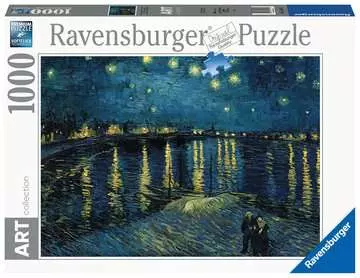 Van Gogh: Notte stellata, Puzzle per Adulti, Collezione Arte, 1000 Pezzi Puzzle;Puzzle da Adulti - immagine 1 - Ravensburger