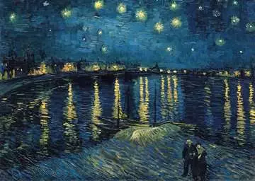 Van Gogh: Notte stellata, Puzzle per Adulti, Collezione Arte, 1000 Pezzi Puzzle;Puzzle da Adulti - immagine 2 - Ravensburger