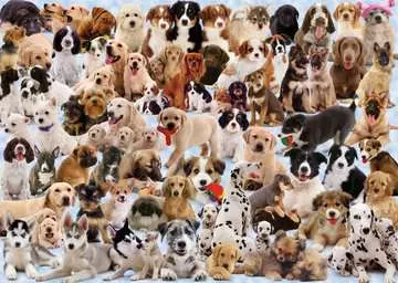 Koláž se psy 1000 dílků 2D Puzzle;Puzzle pro dospělé - obrázek 3 - Ravensburger